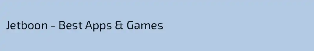 Jetboon - Best Apps & Games